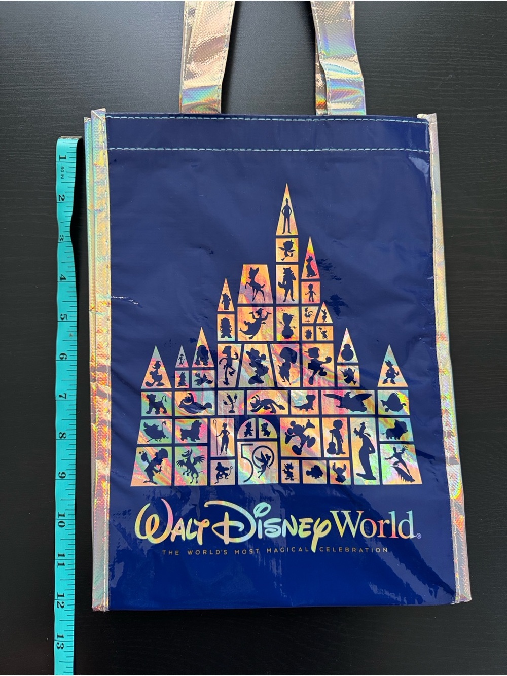 Disney Parks WDW 50th Magical Celebration Medium & Small Reusable Tote Bag New - Picture 6 of 8